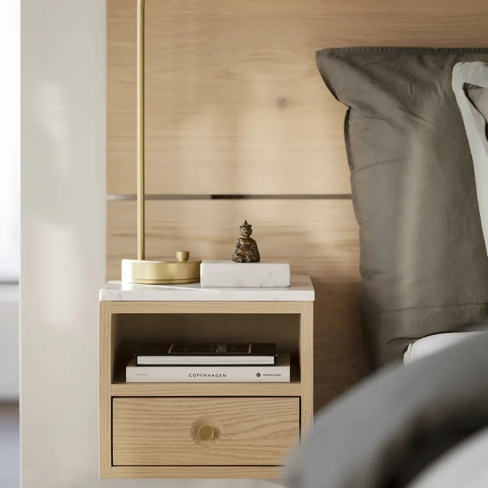 Whitmore sänggavel 240x79 cm ek 