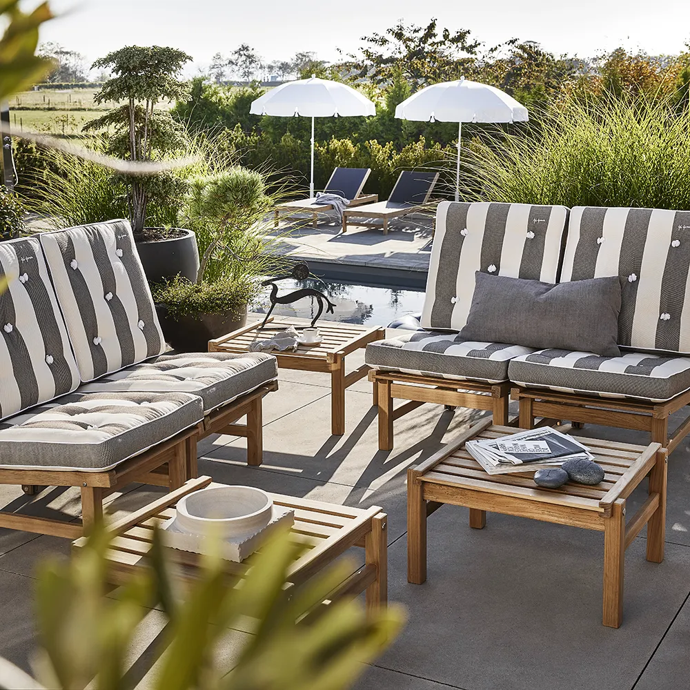 Fåtölj byggbar teak