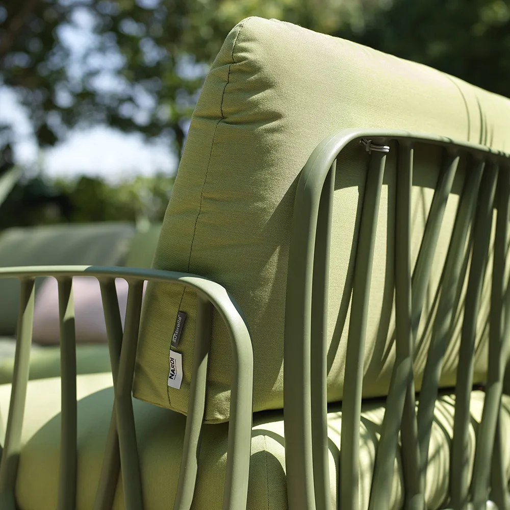 Komodo 5 hörnsoffa Tortora - Avocado Sunbrella