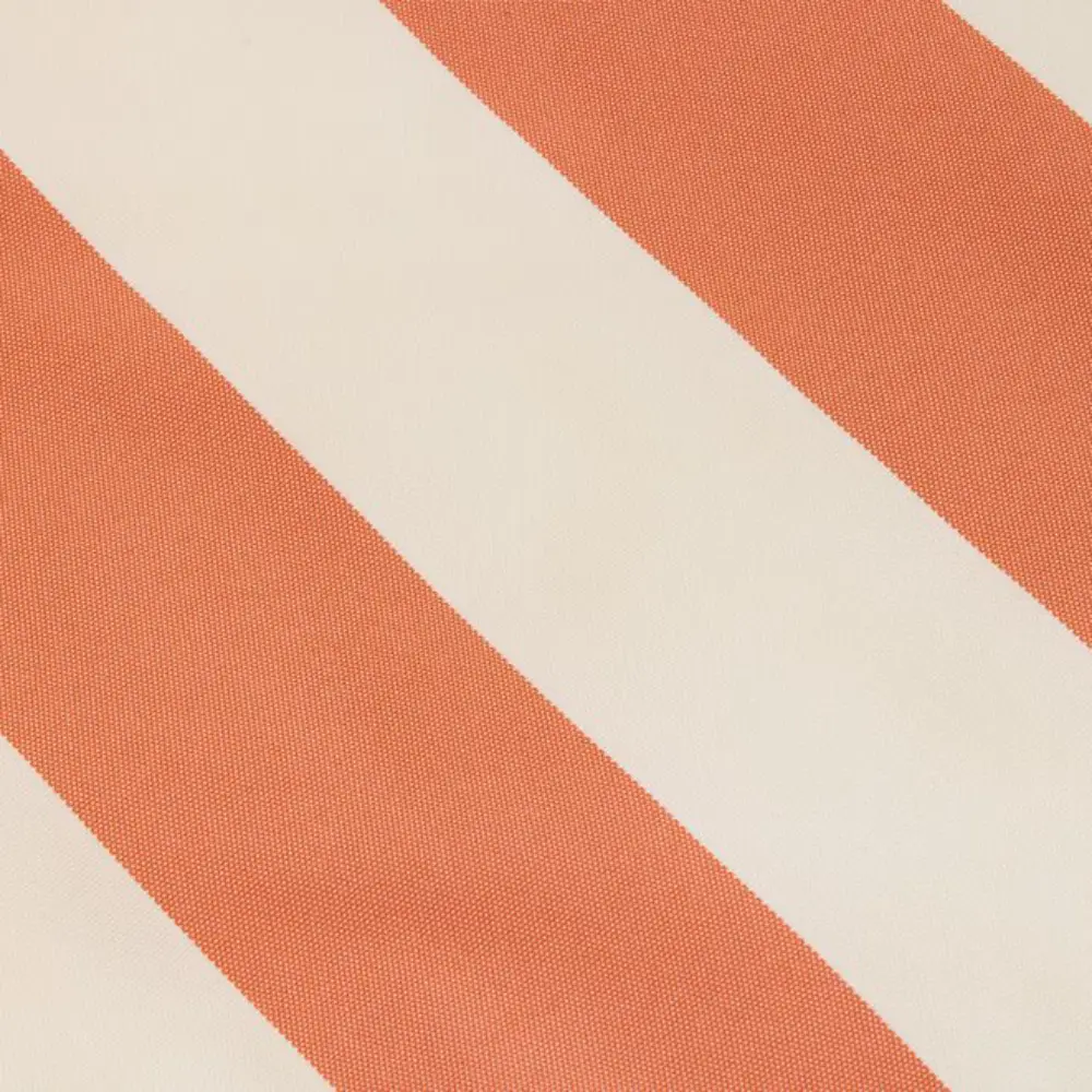 circle pillow prydnadskudde stripe orange creme