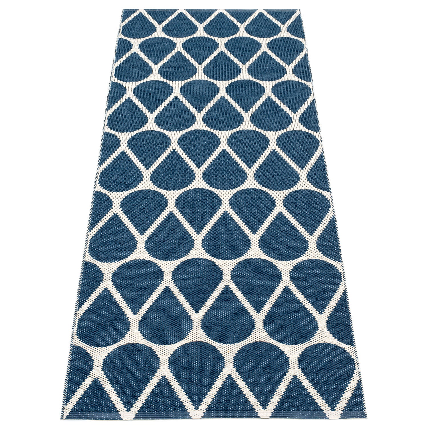 Otis matta 70x200 cm ocean blue / vanilla 