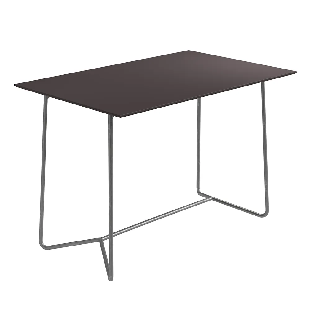 High Tech bord 110 cm Charcoal / Varmförzinkat