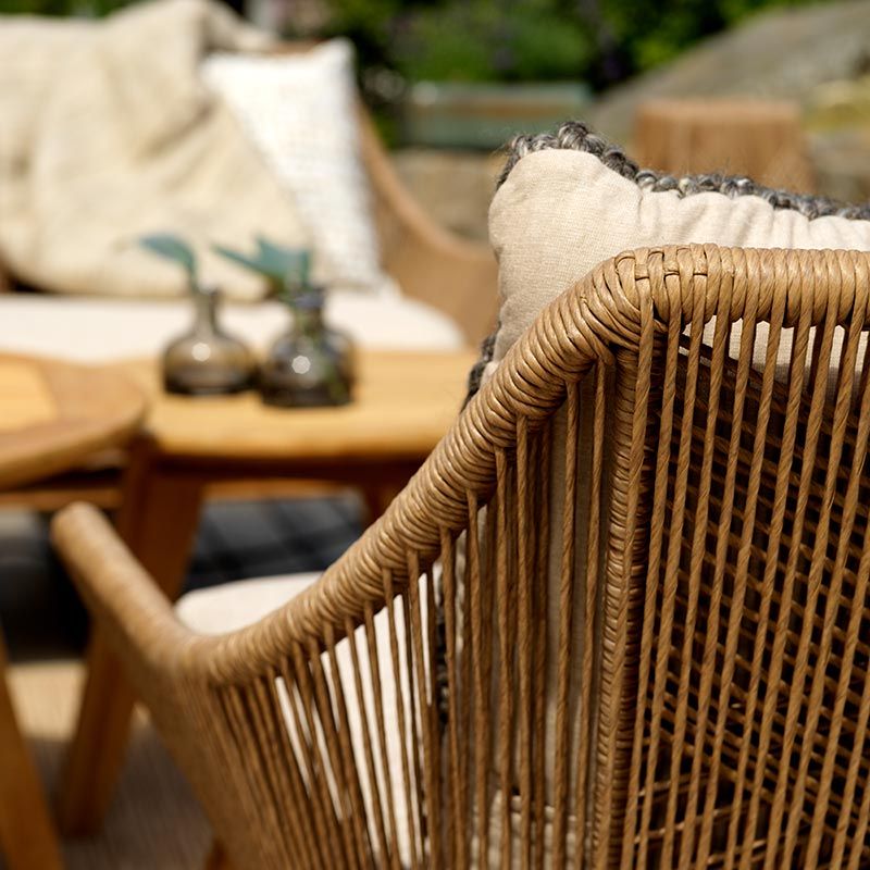 Hassel soffa i teak/konstrotting 