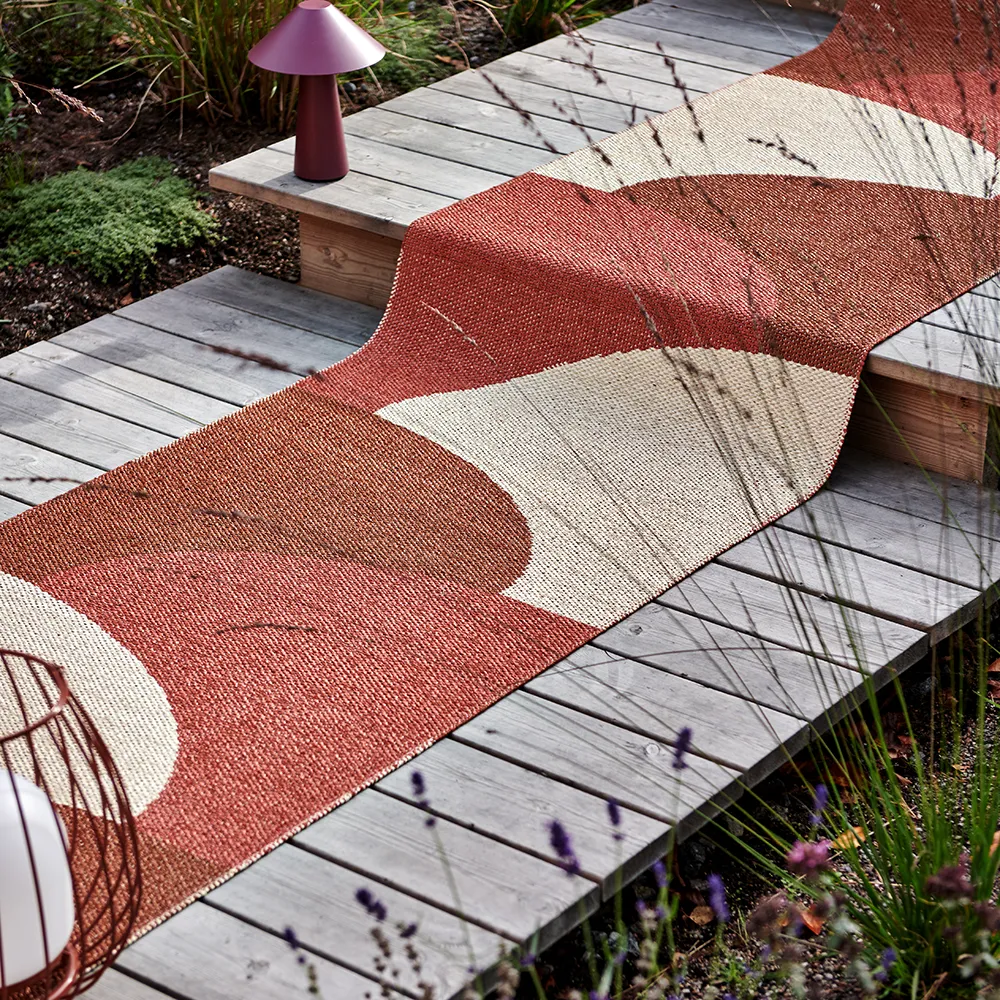 Hill matta Brick/Rust/Cream 70 x 180cm