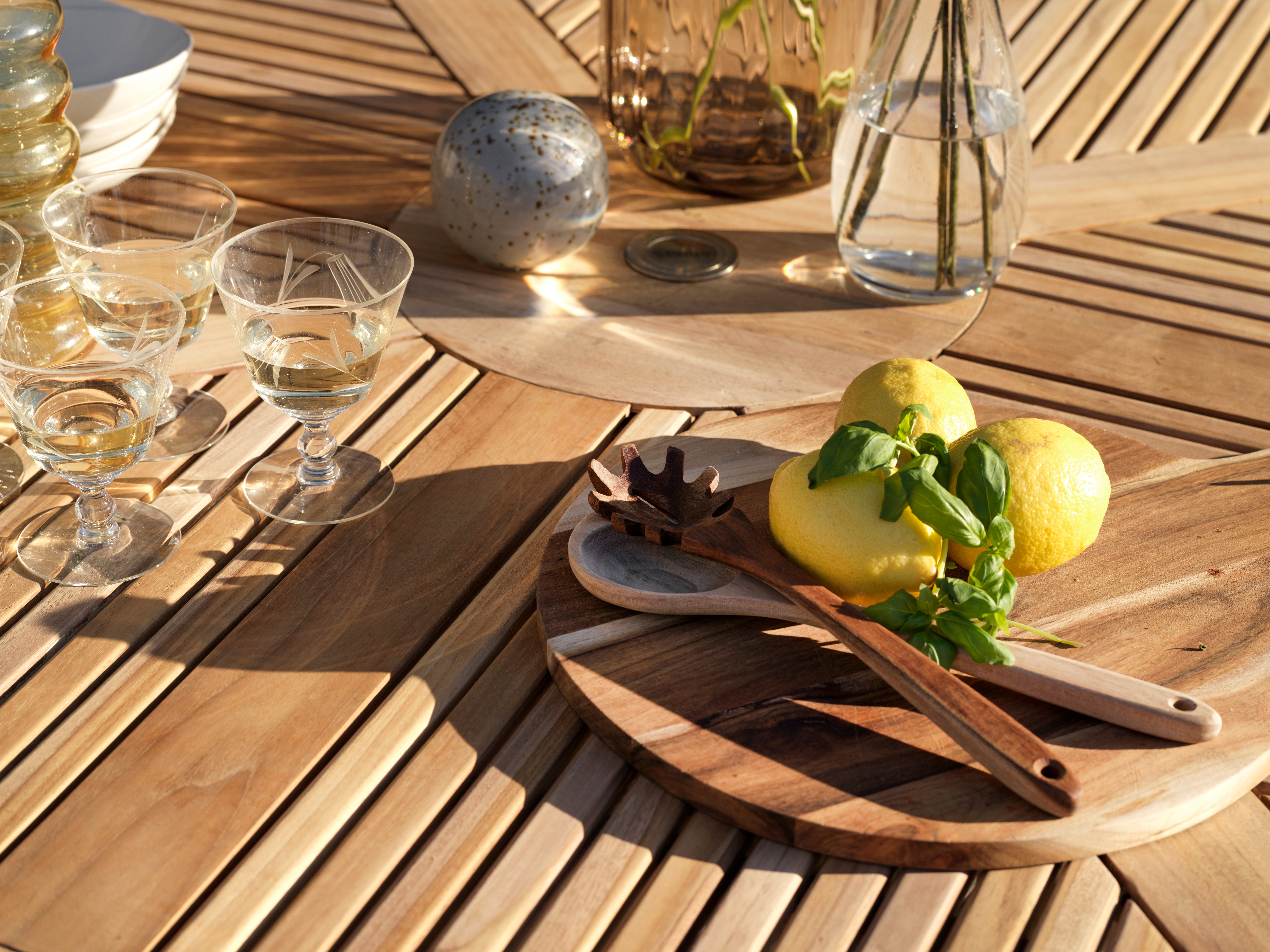 Circus matbord 150  cm teak 