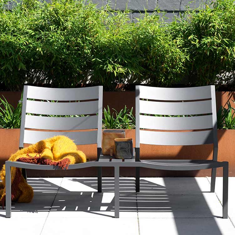 Delia duo soffa antracit 