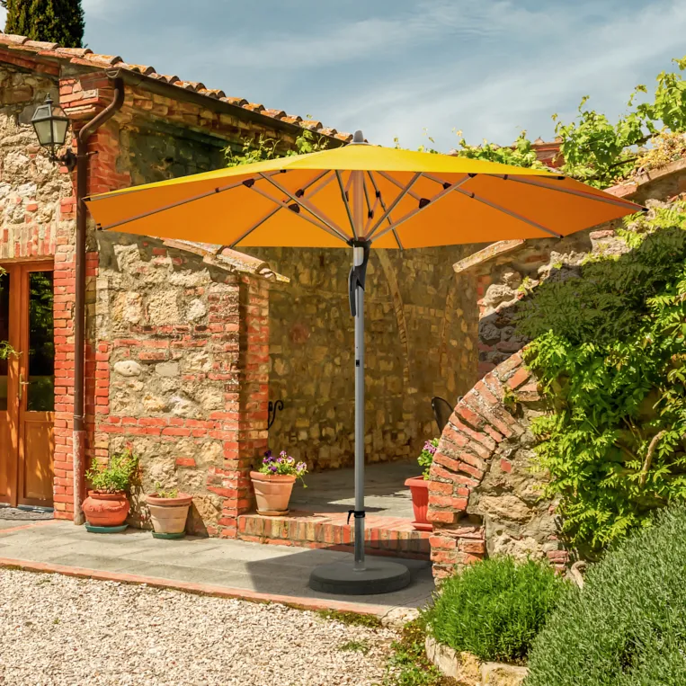 Fortero 350 cm parasoll alu Cat.5 579 Pistachio