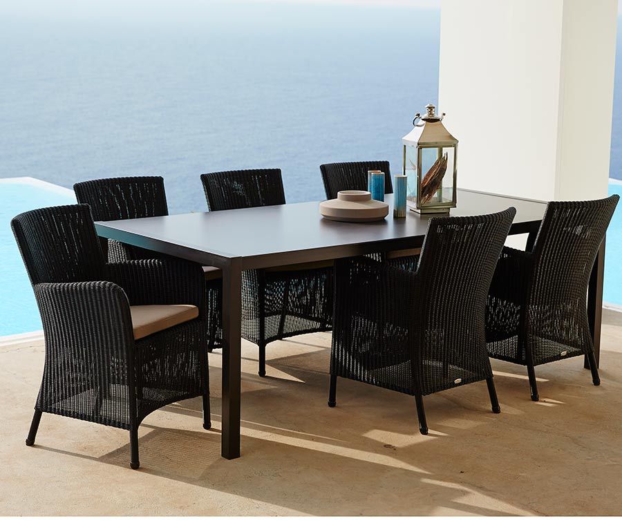 Hampsted karmstol konstrotting Black