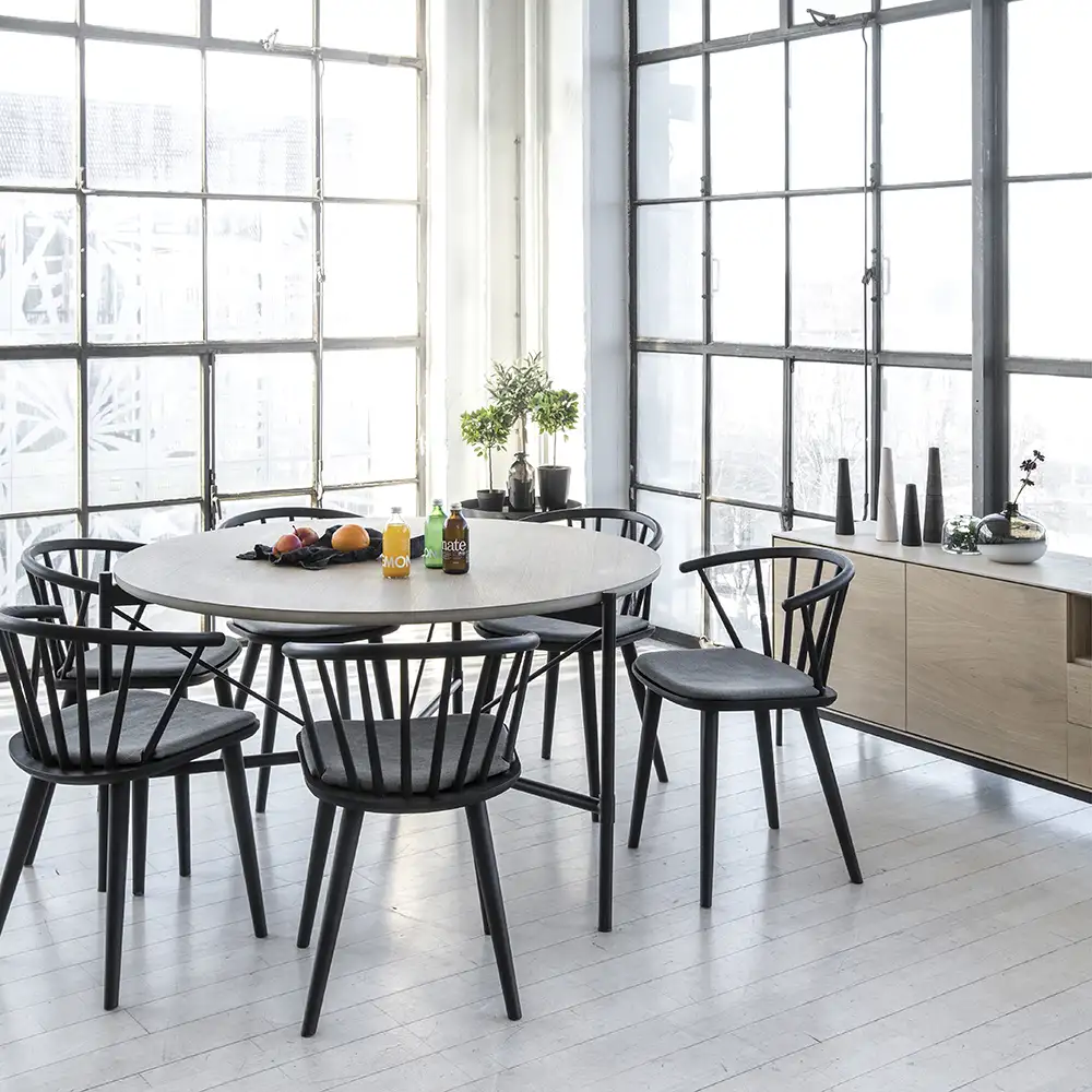 Ale matbord 135 cm vitoljad ek