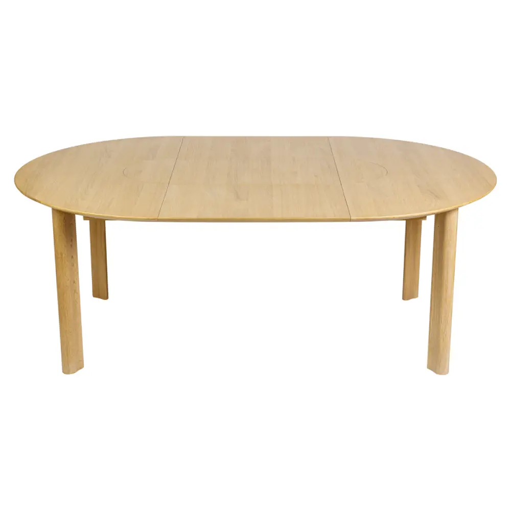 Comfort Circle Matbord med förlängning Oak