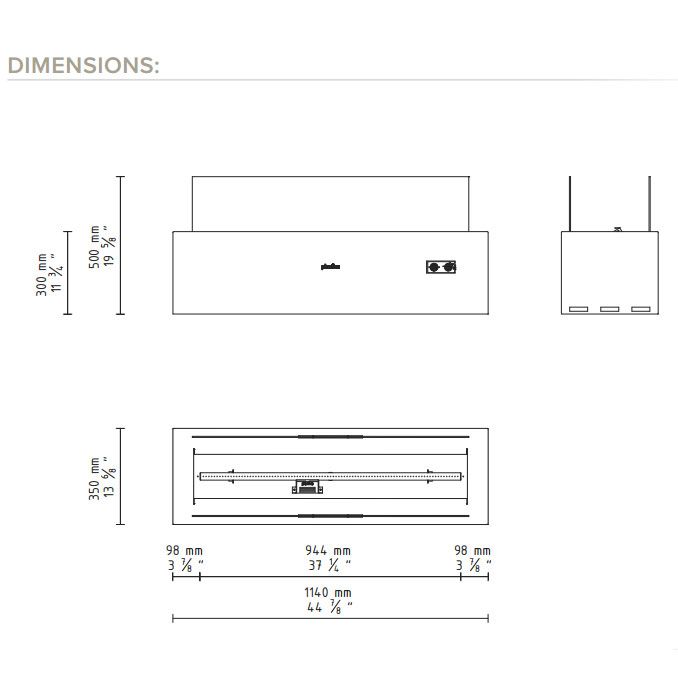 Galio Corten Manual gasolvärmare 