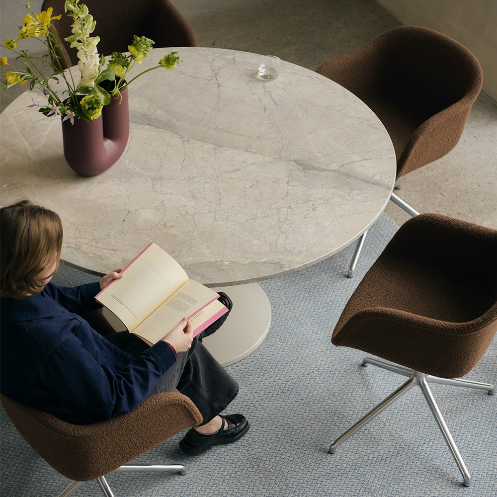 Midst Matbord Ø140 cm - Grey Marble