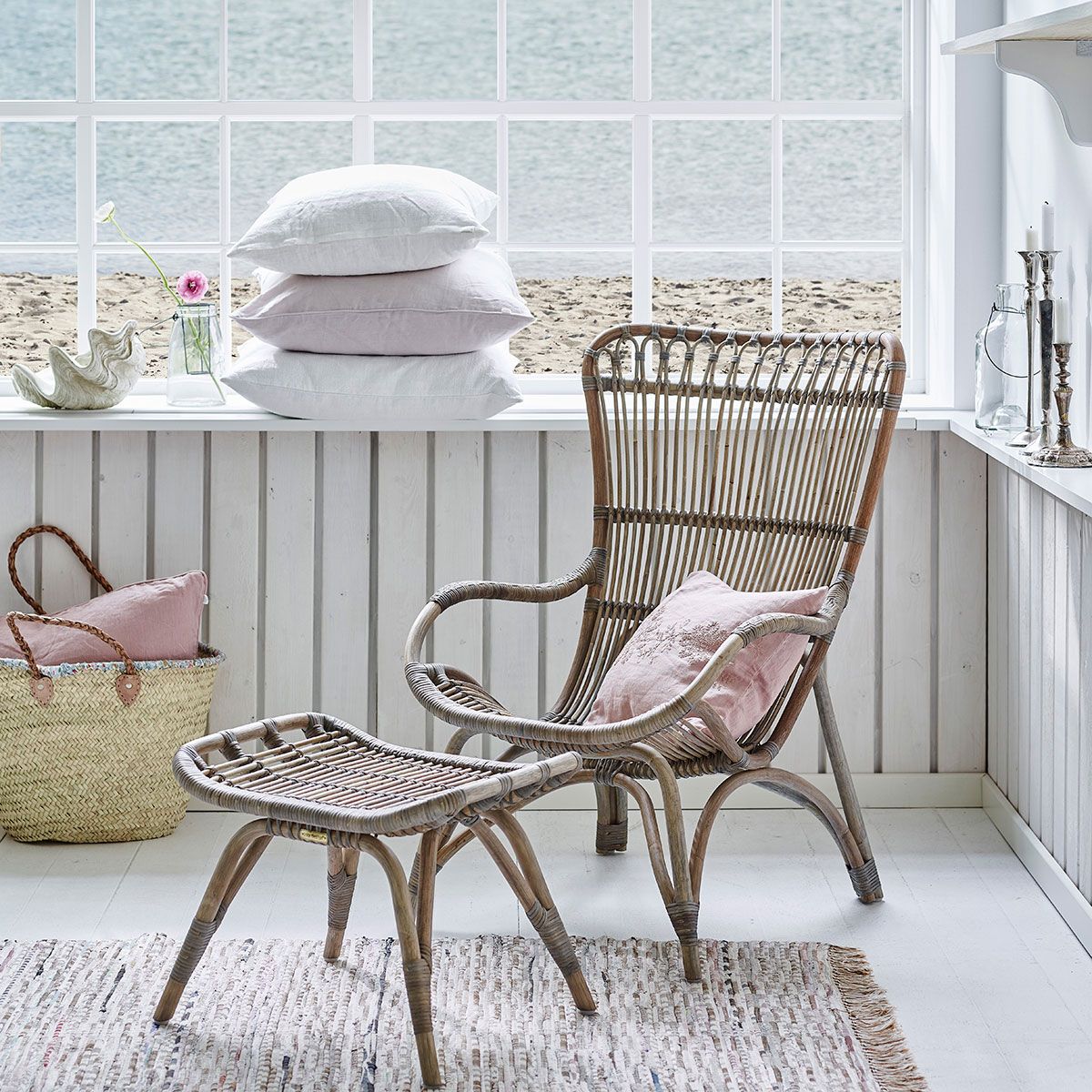 Monet Rottingfåtölj Natur 