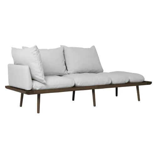 Lounge Around 3-sits soffa Dark Oak/Sterling