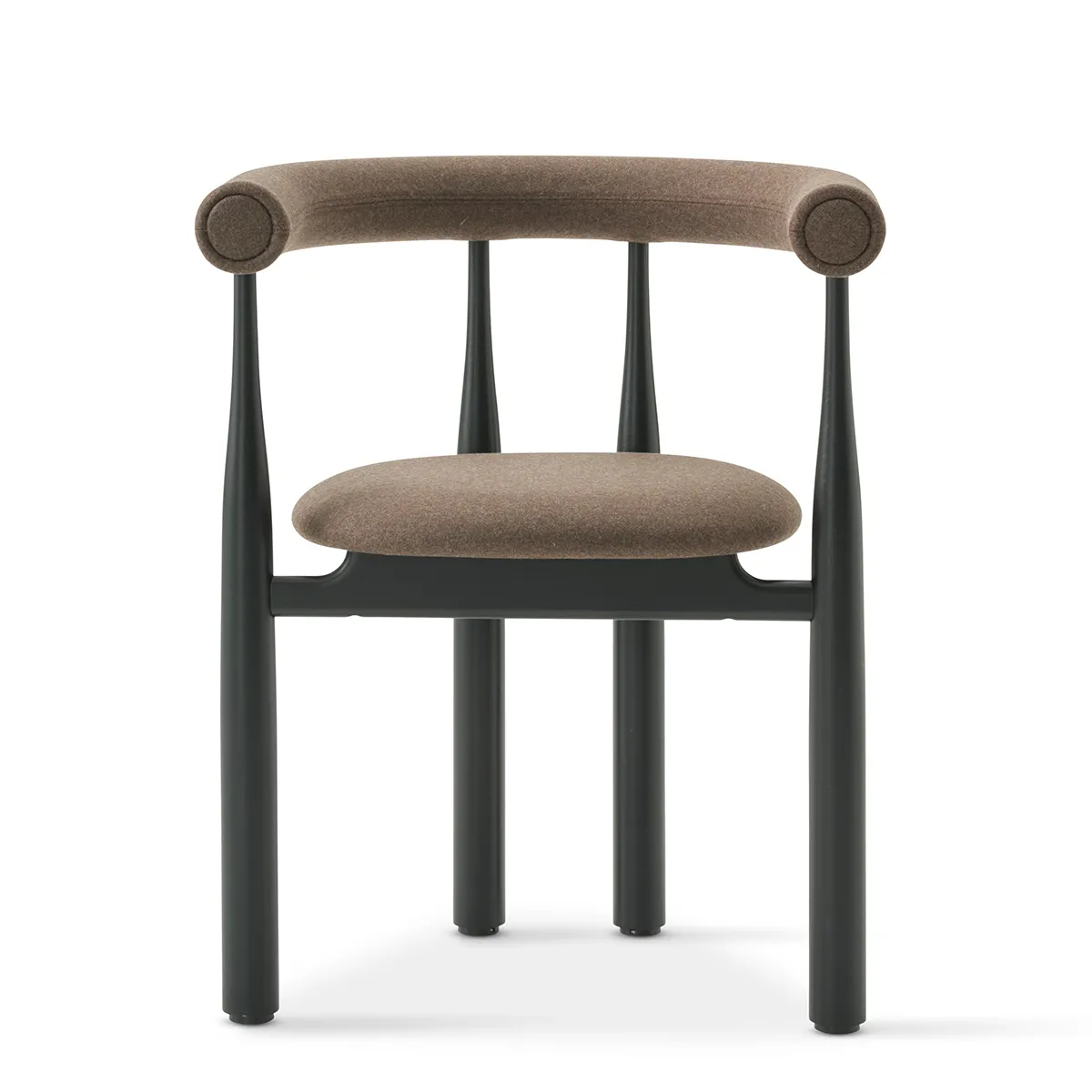 Stoppad Karmstol Bukowski Black Wooly
