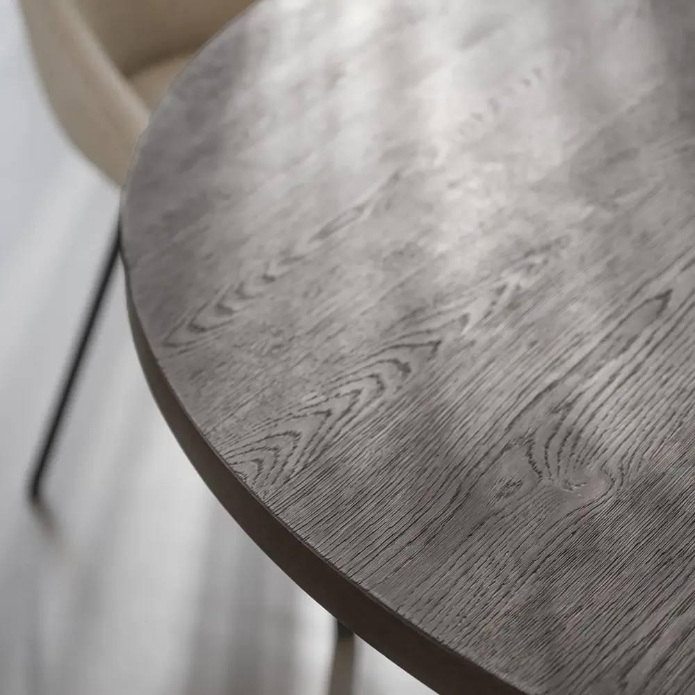 Maddock matbord Ø135 cm brun ek