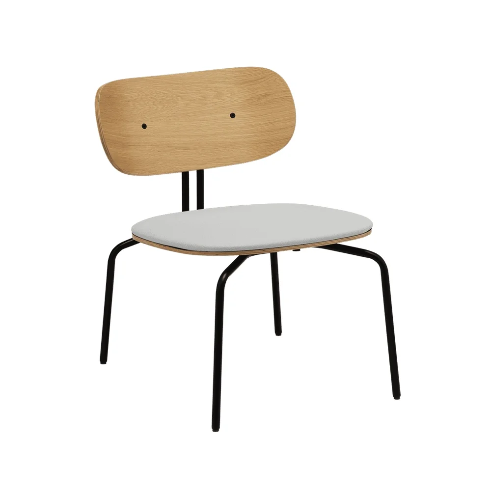 Curious Loungefåtölj Ek/Svart Sterling