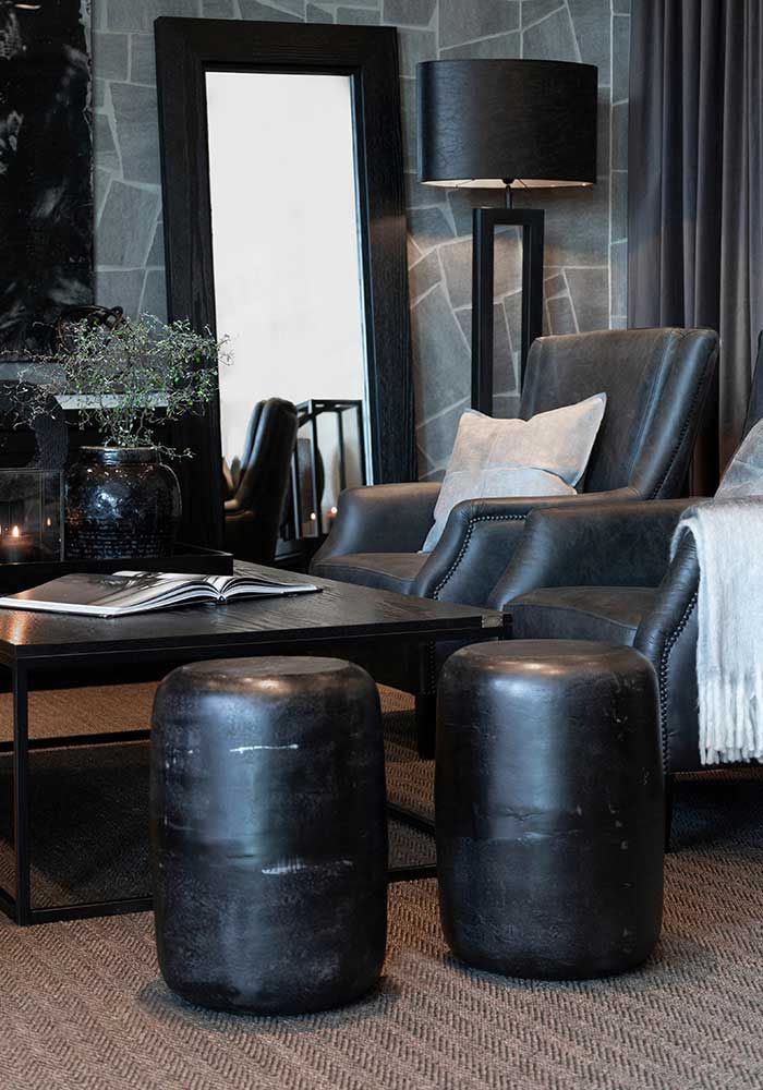 Lorenzo Sidobord 32 Cm Svart