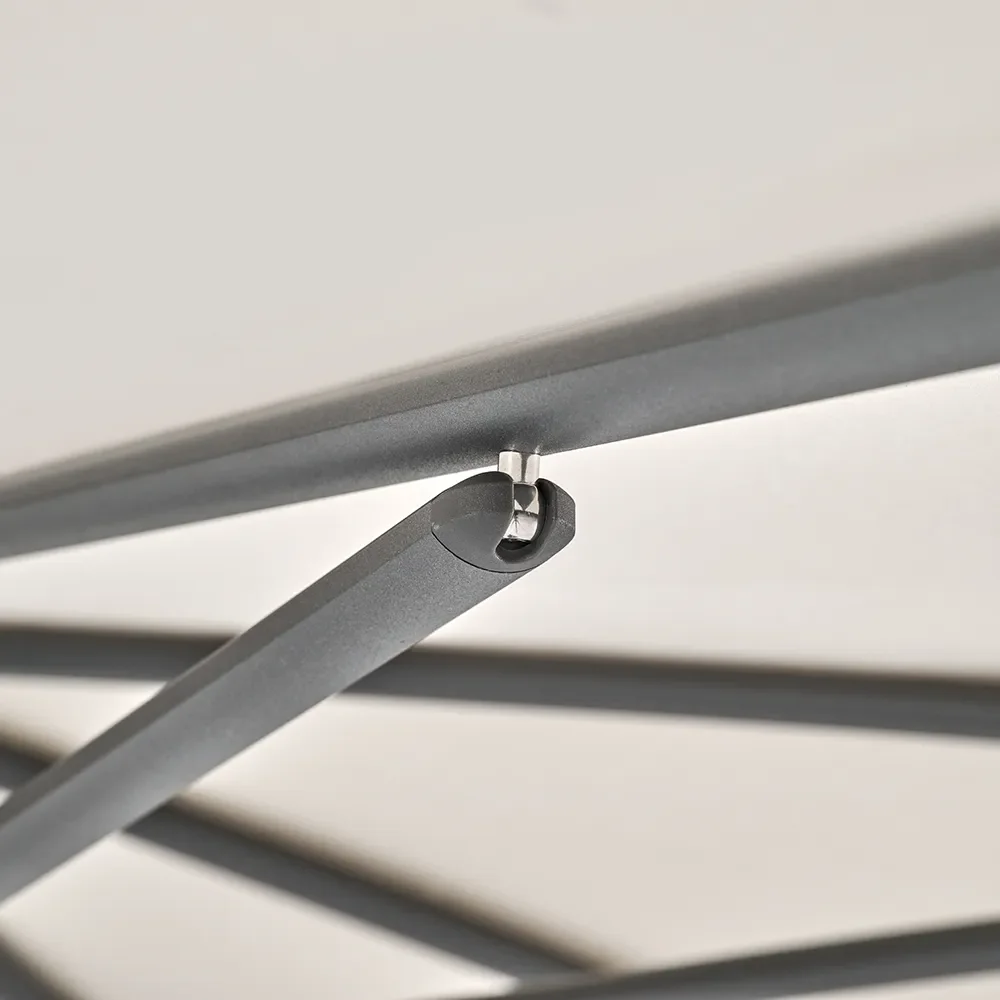 Smart parasoll 250x200 cm anthracite Kat.5 526 Bamboo