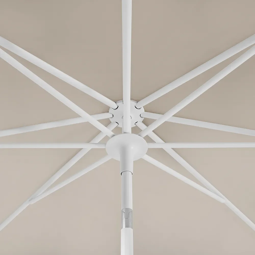 Smart parasoll 250x200 cm matt white Kat.5 513 Outback