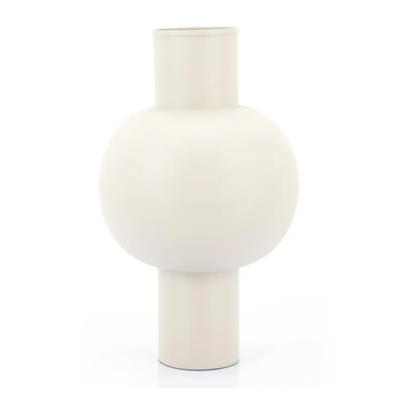 Ola large 25.5x25.5x43 cm järn vit