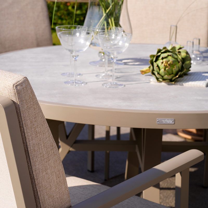 Samvaro matbord 140 cm khaki/sand 