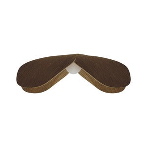 Lampskärm Forget Me Not Large i mörk ek