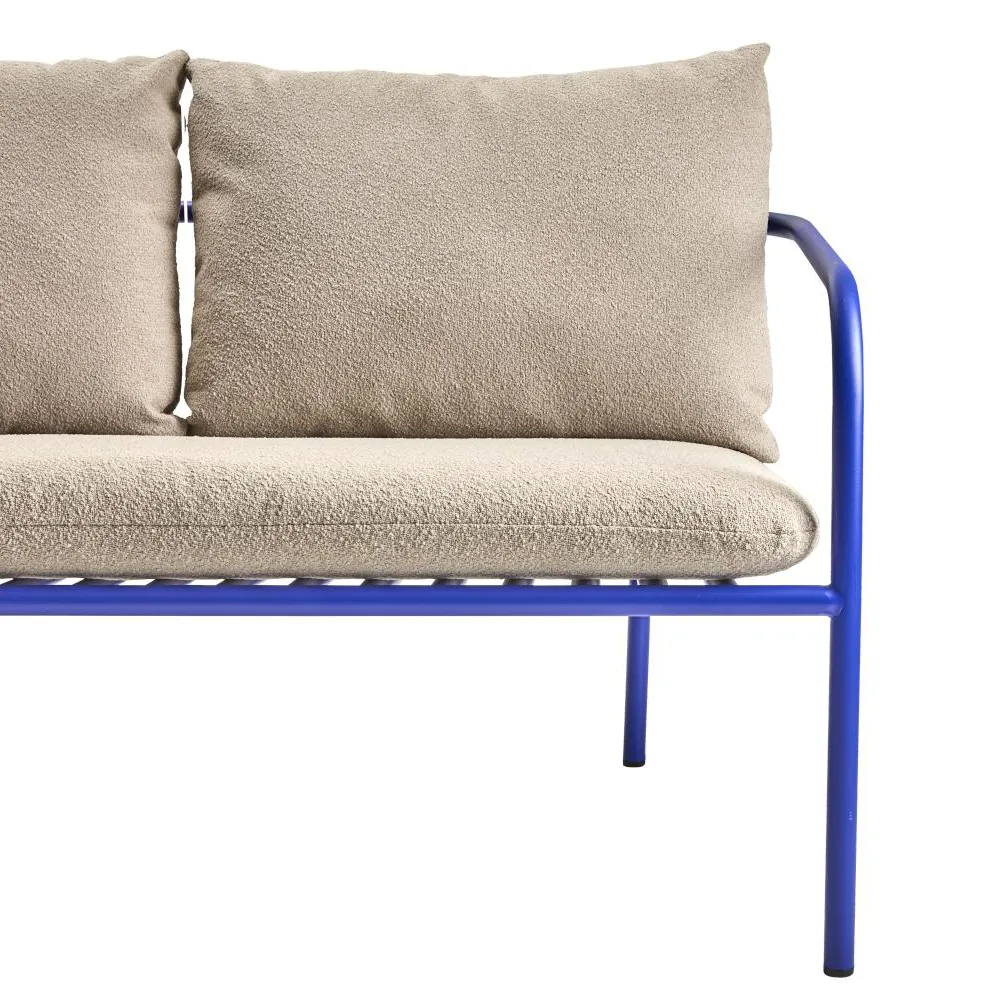 Bendt Soffa Teddy Beige/Indigo Blue