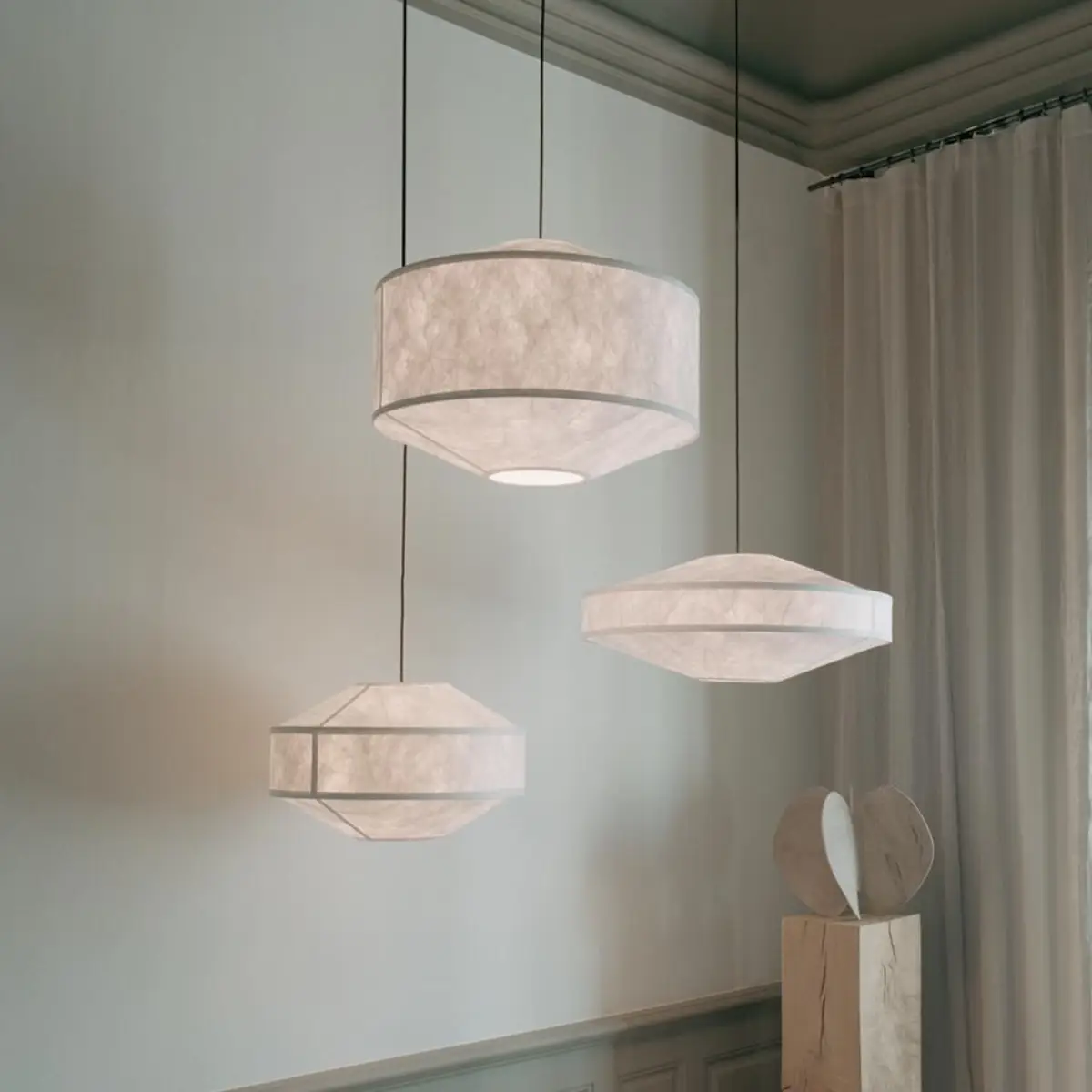 Kite Pendellampa Vit Ø65