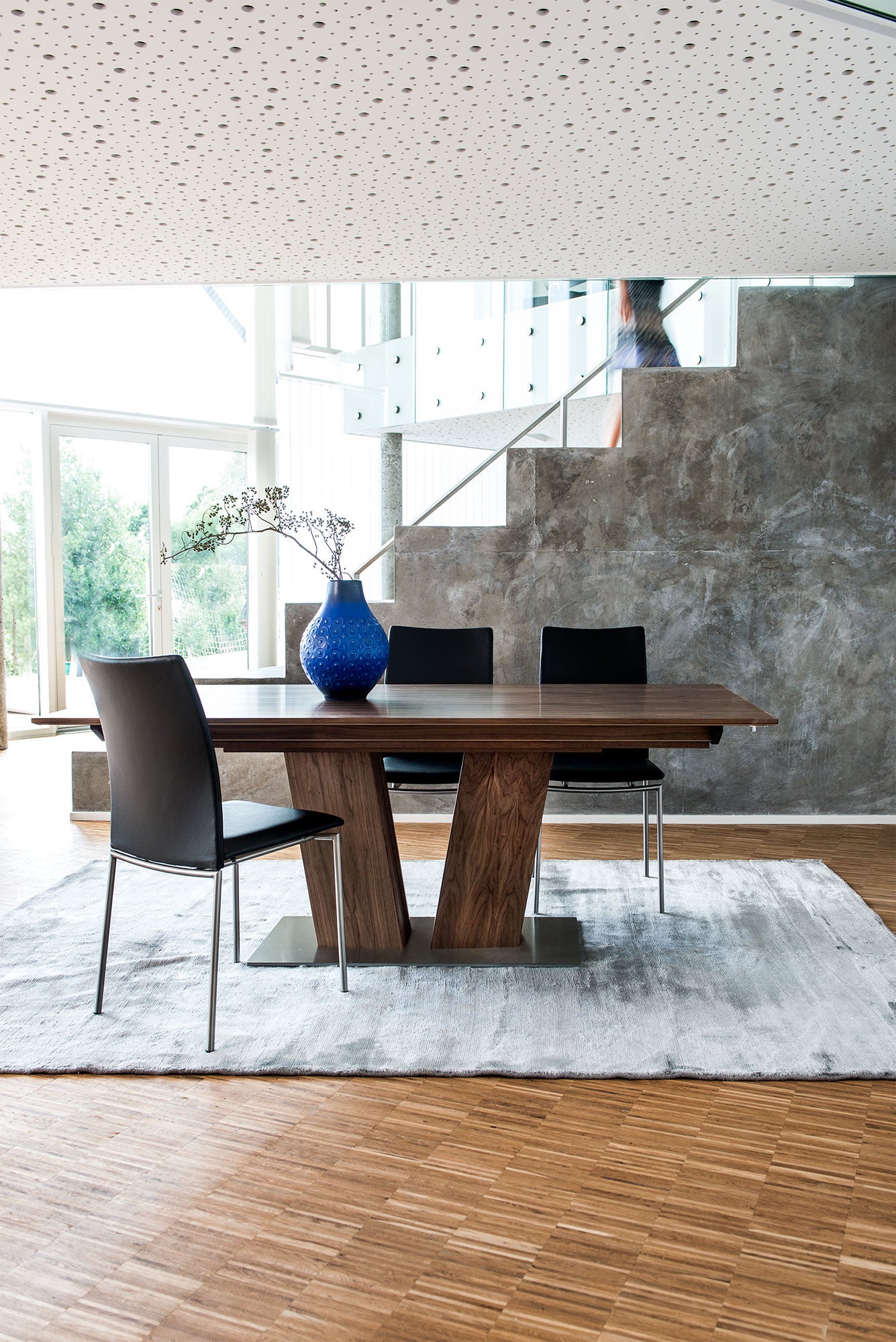 Sm39 Bord Valnöt Lack 200-300X100X74Cm 