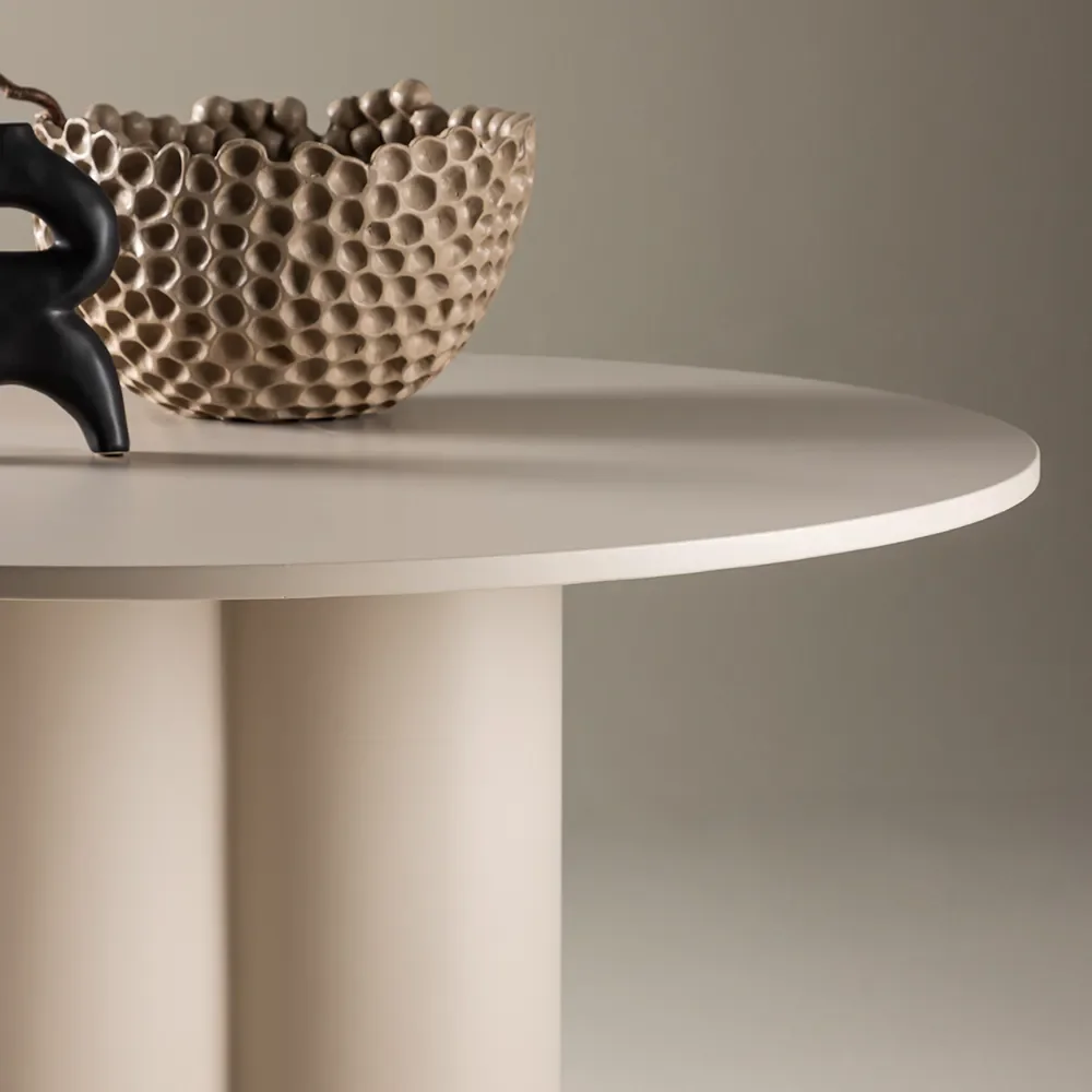 Olivia matbord 110 cm Beige