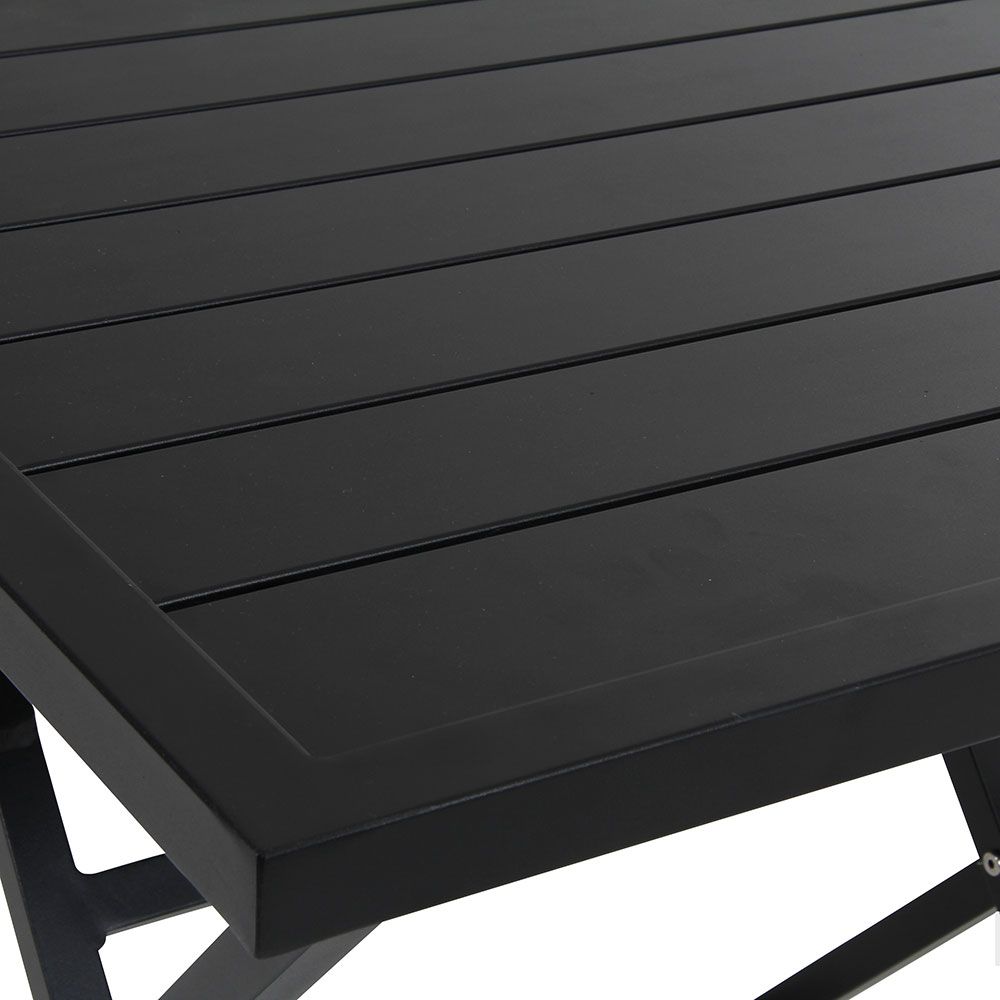 Wilkie fällbord 72x120  cm svart 