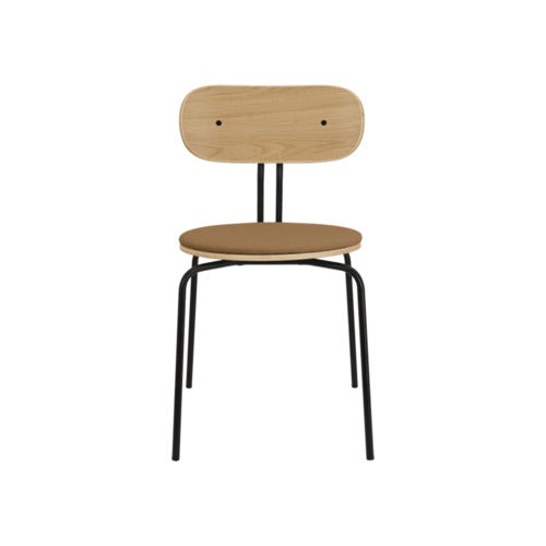 Curious Matstol Ek/Svart Metall Sugar Brown