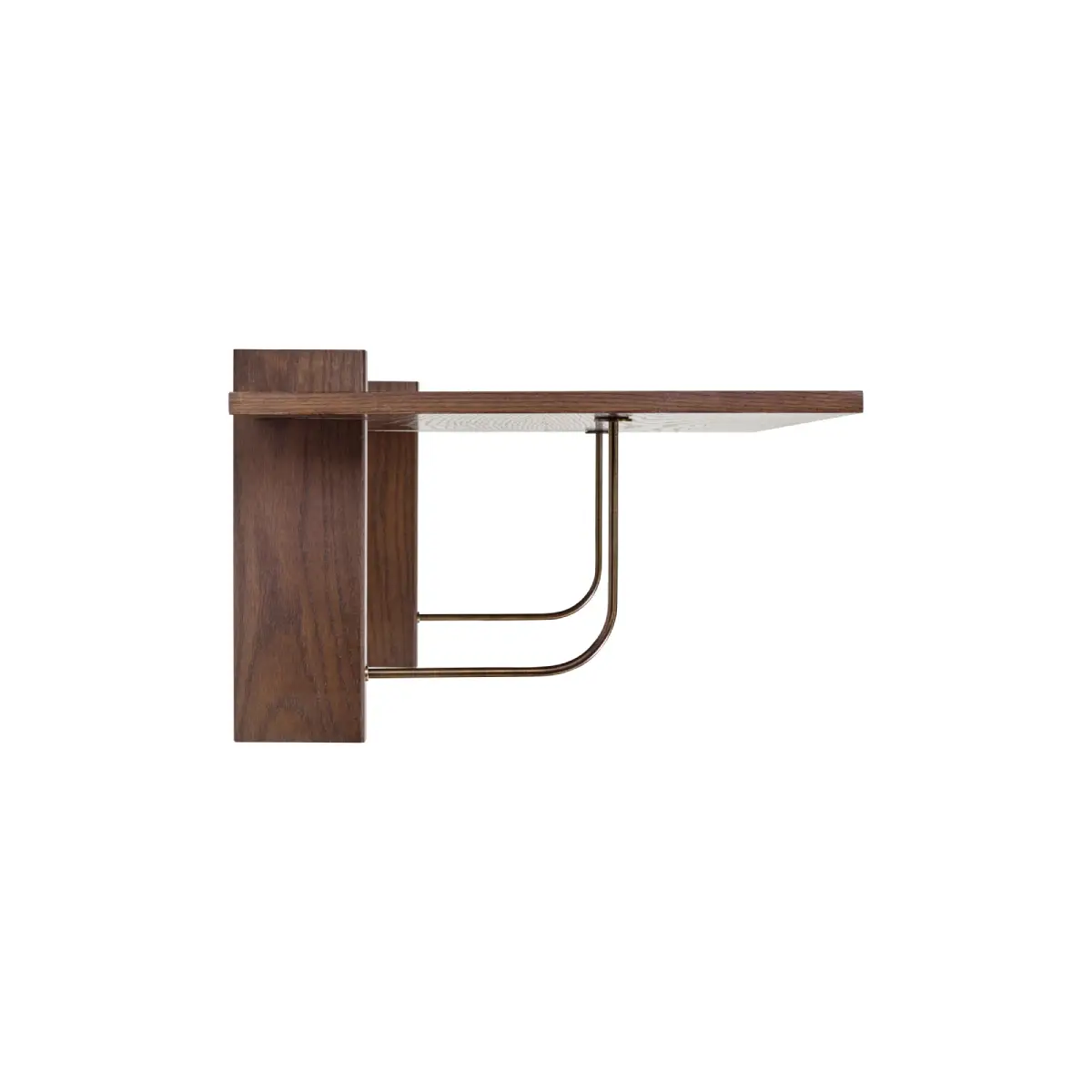 Corbel Skrivbord vägghängt Mörk Ek