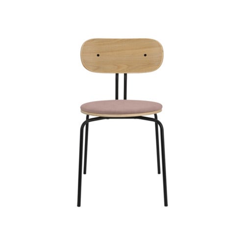 Curious Matstol Ek/Svart Metall Stone Rose