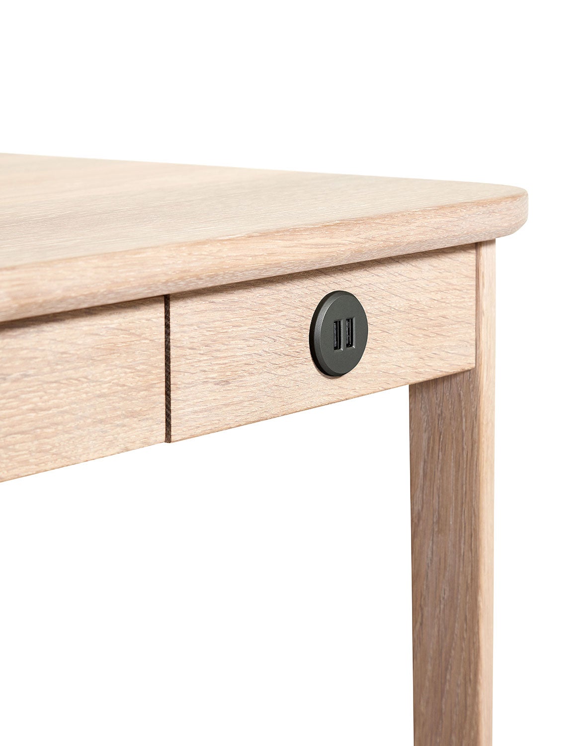 Sm131 Skrivbord Ek Massiv Vitolja 115X55X74Cm 