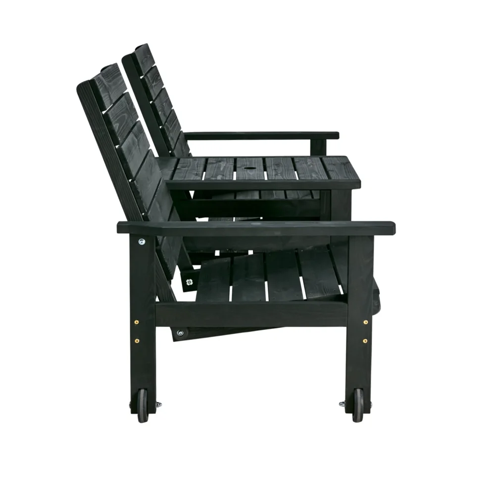 DU o JA 2-sitssoffa Svart 