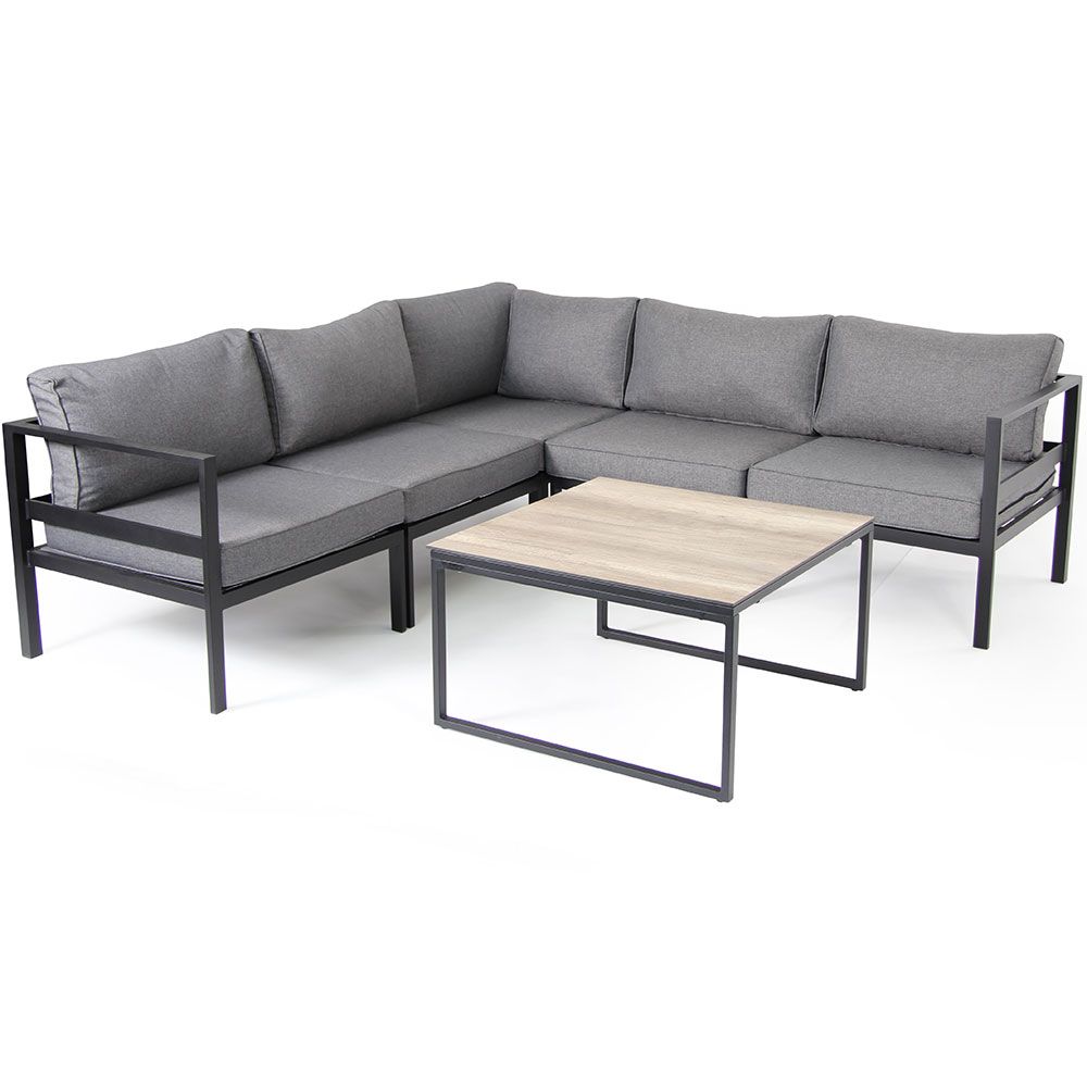 Leone Hörndel Svart/Grå Aluminium 