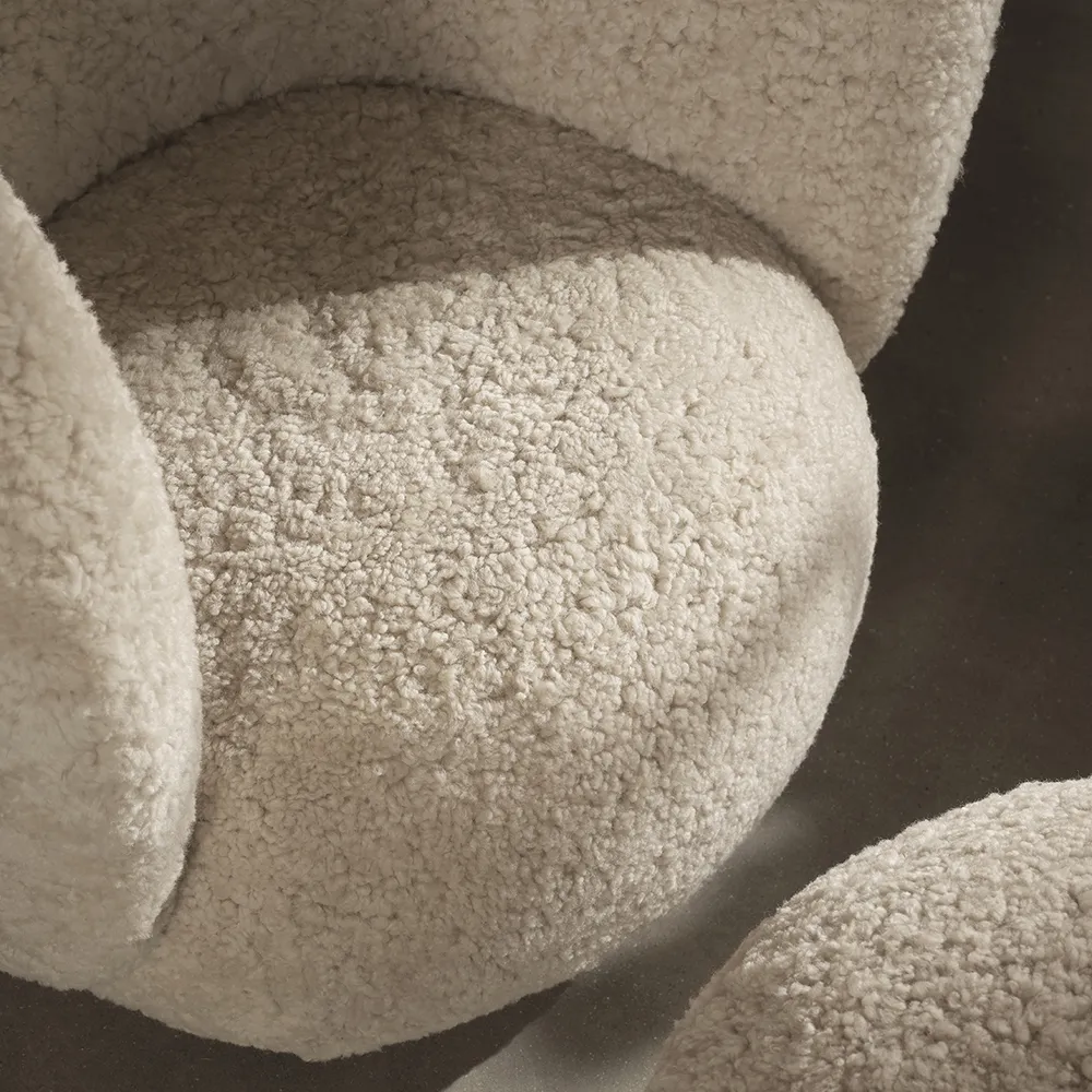 Rico Lounge Fåtölj Sheepskin - Moonlight