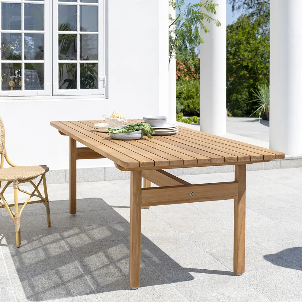 Tobias teakbord 205x91 cm