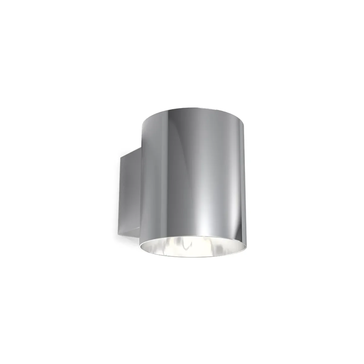 Evoke S vägglampa metall krom