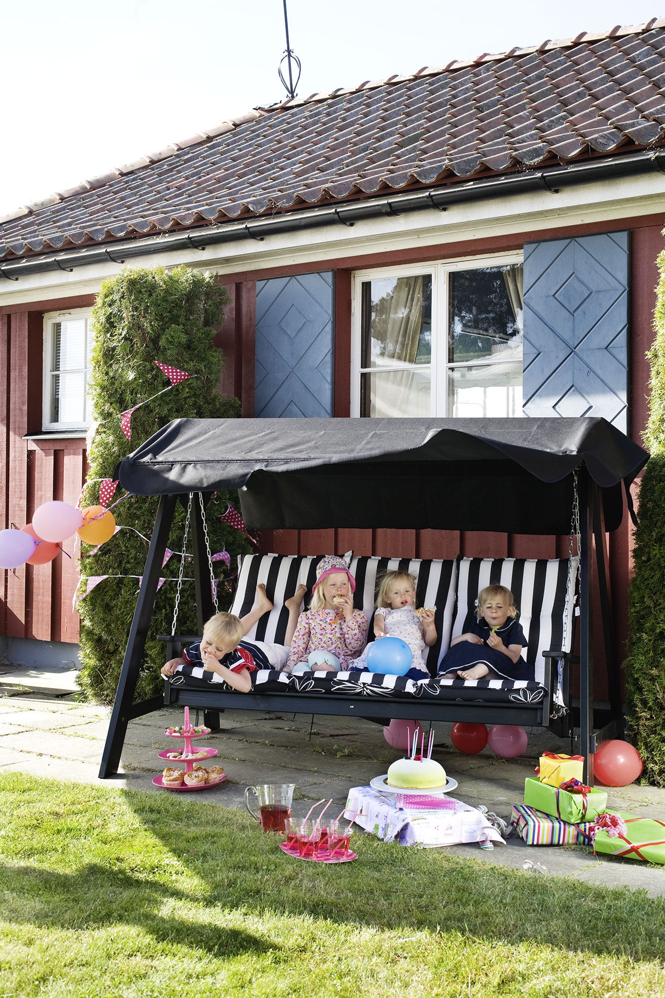 Kornhult hammock svart furu 