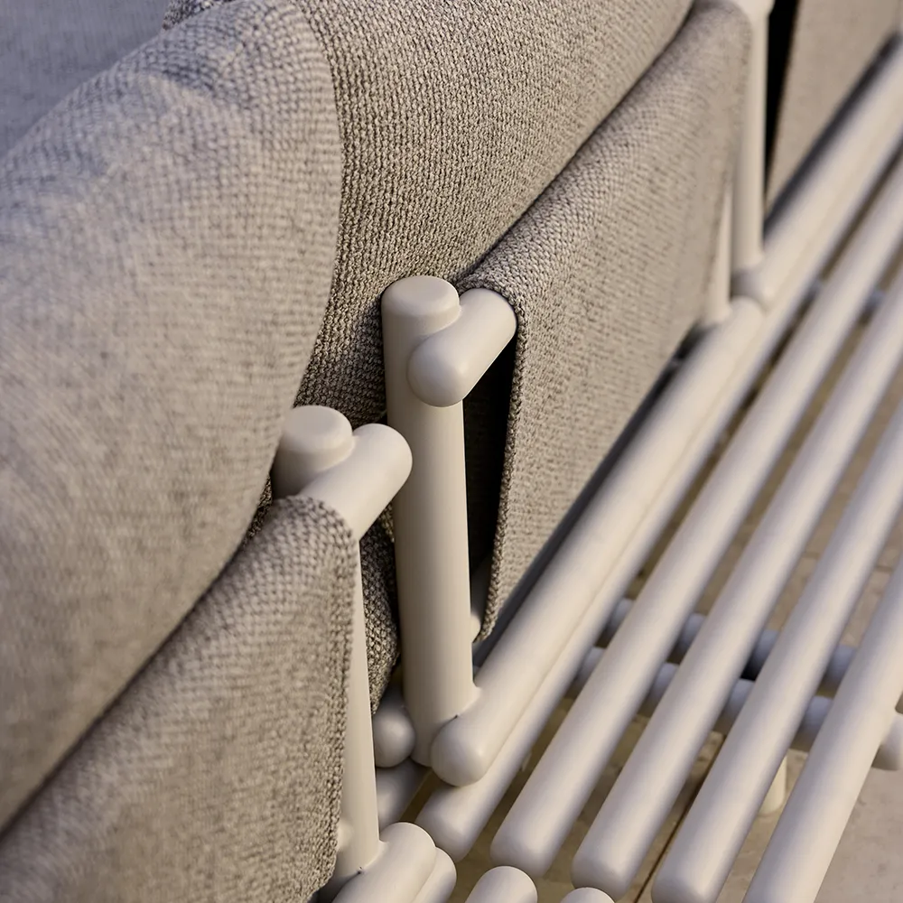 Sticks divansoffa Alu/umber brown