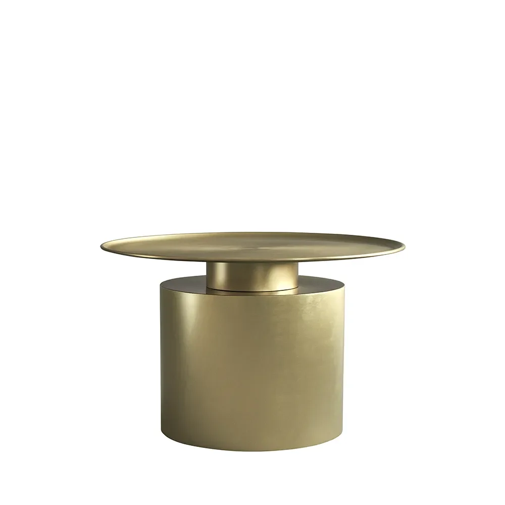 Pillar Soffbord lågt - Brass