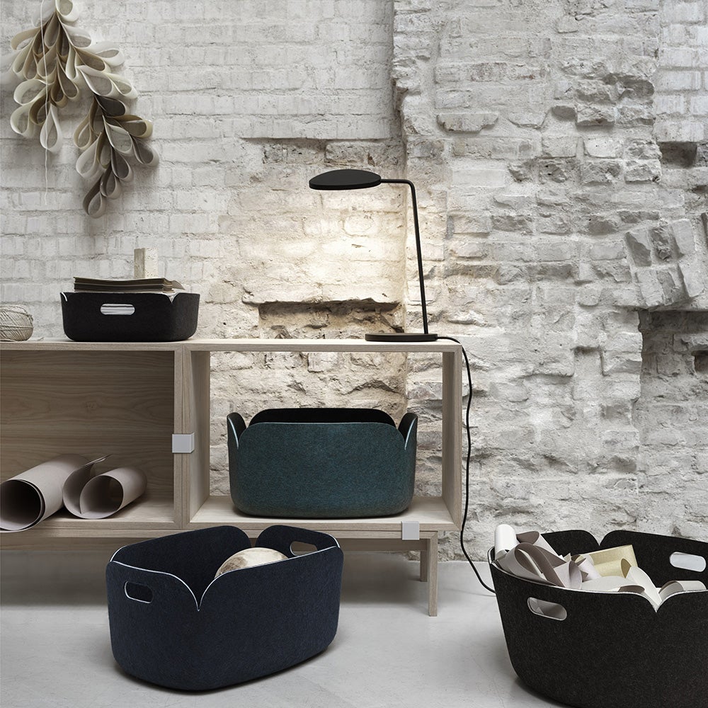 Restore Basket Förvaringslåda 48 x 35 cm - Midnight Blue