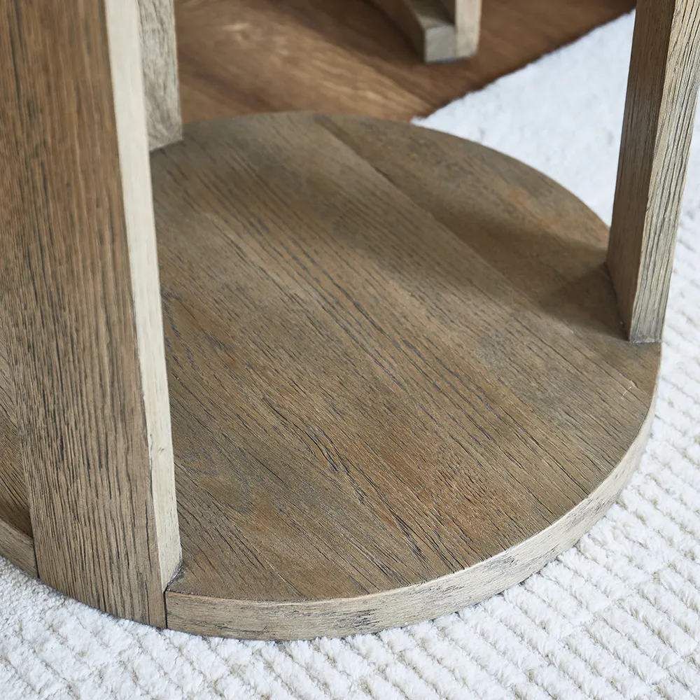 Sidobord ek Astoria 2-pack