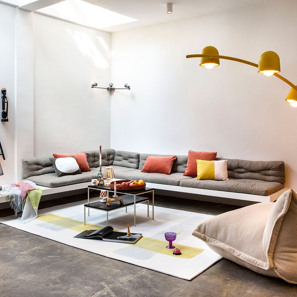 Kudde 50x50 cm velvet recycled rhubarb 