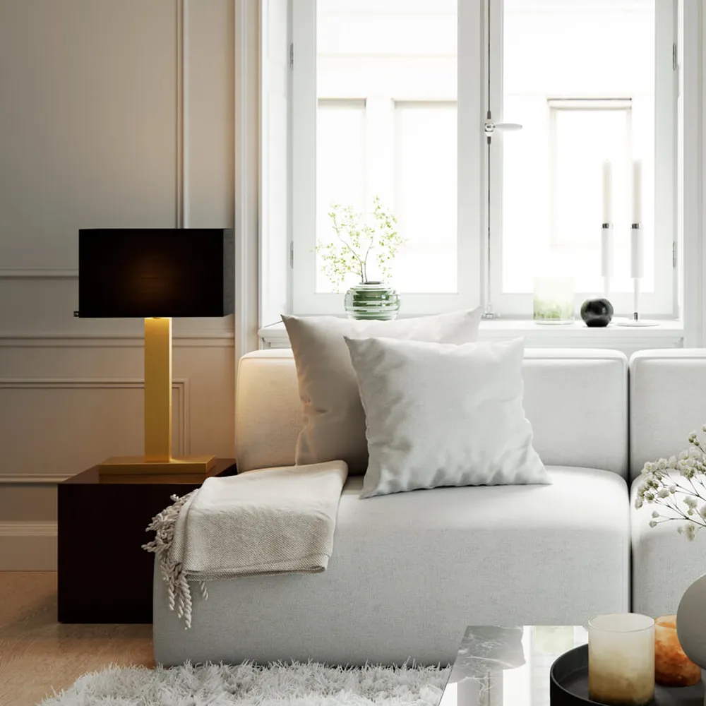 Prime Bordslampa 69 cm Mässing