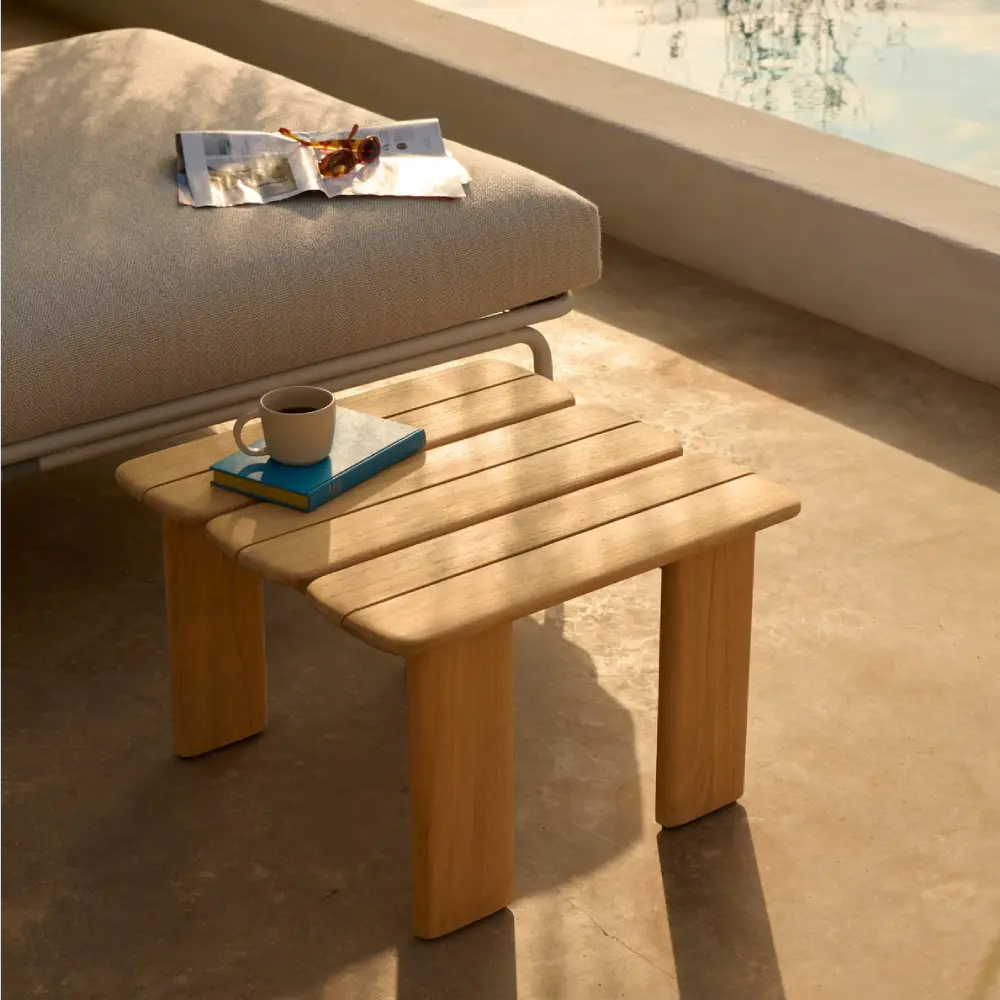 Soffbord Teak 55x55 Assemble