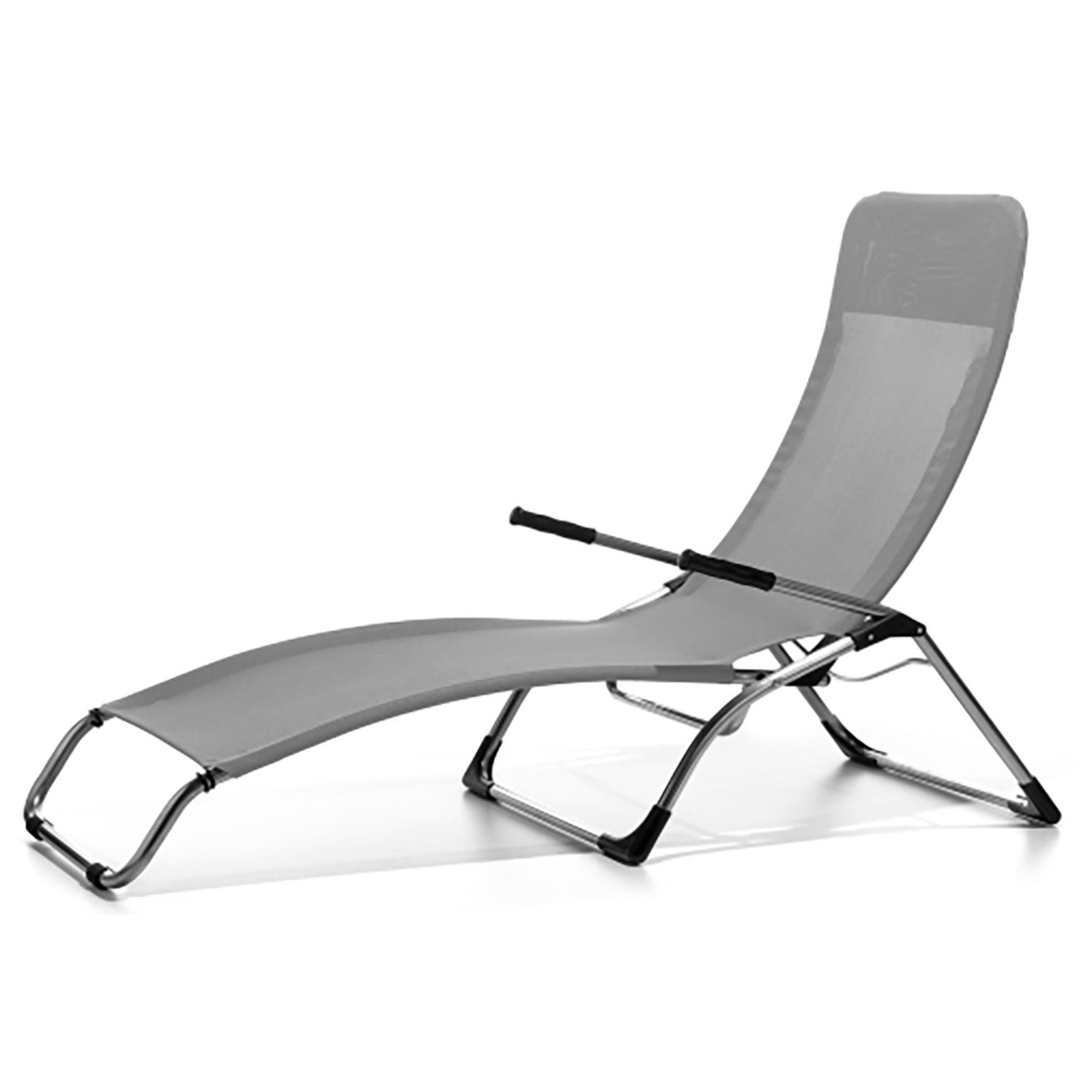 Samba solsäng grey aluminium/textilene 